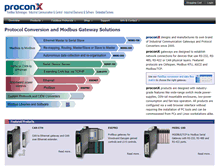 Tablet Screenshot of proconx.com